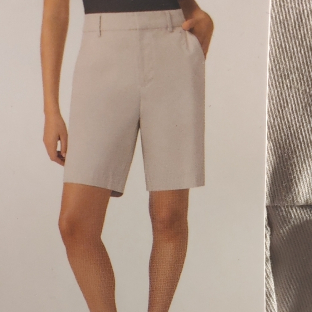 NWT Matty M Women's‎ chino Shorts beige S XL